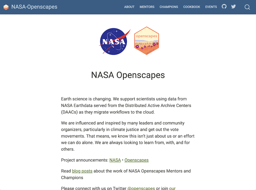 NASA & OpenScapes screenshot