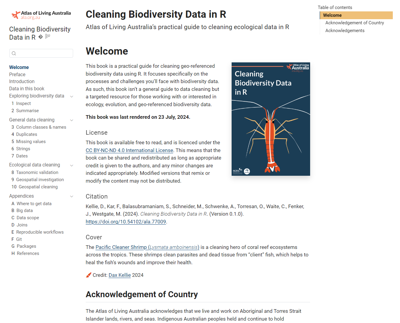 Cleaning Biodiversity Data in R screenshot