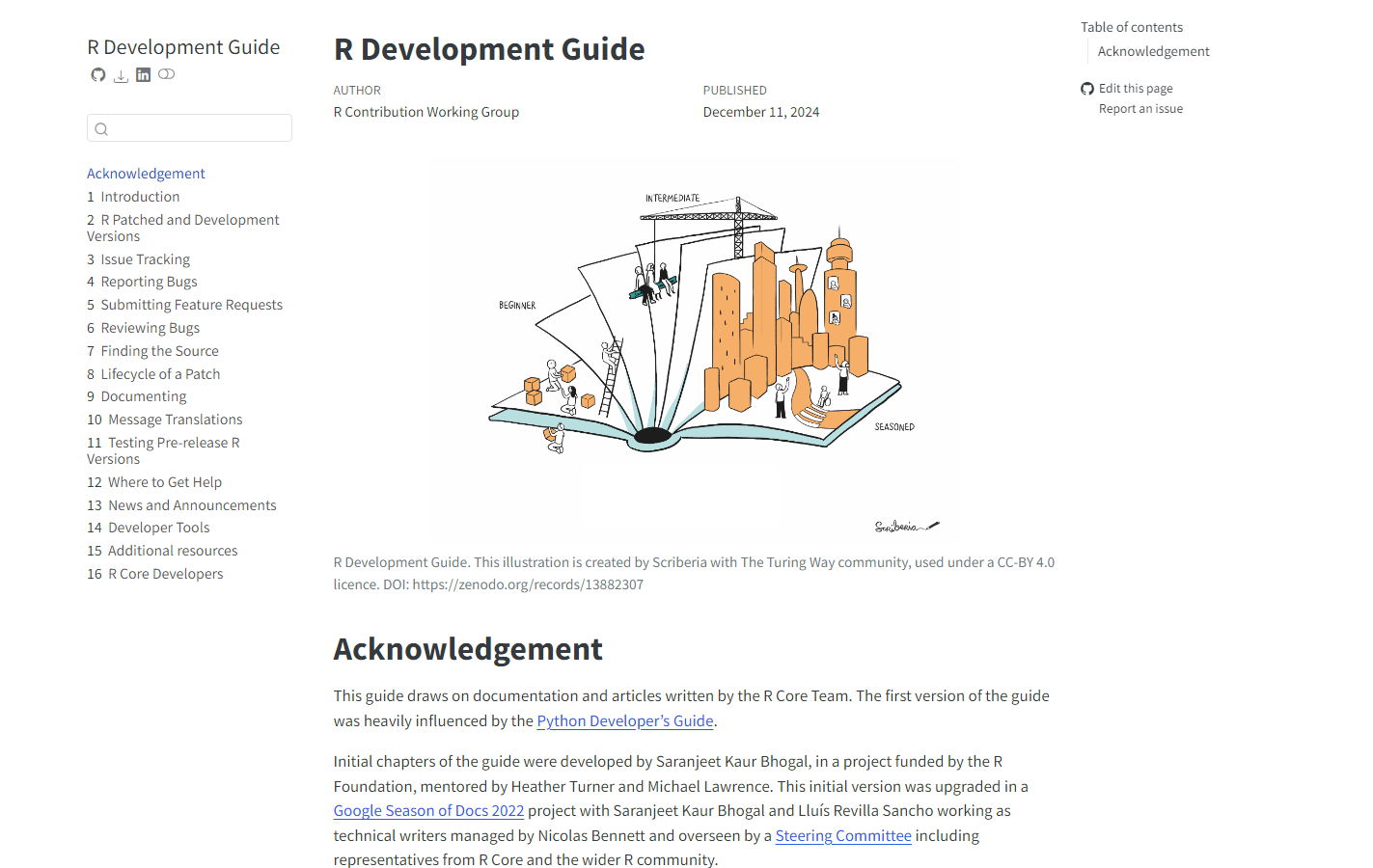 R Development Guide screenshot