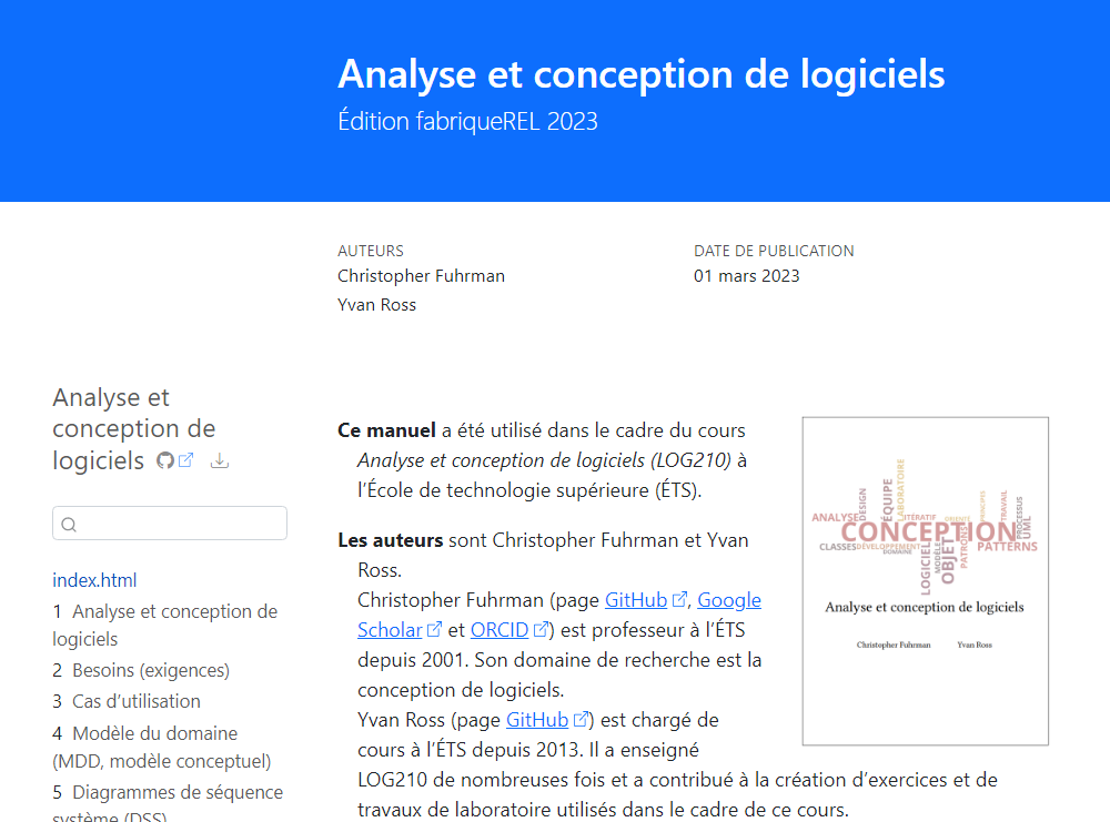 Analyse et conception de logiciels screenshot