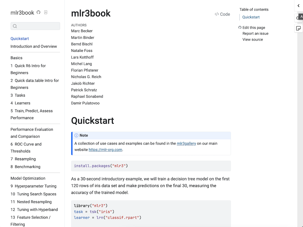 mlr3book screenshot