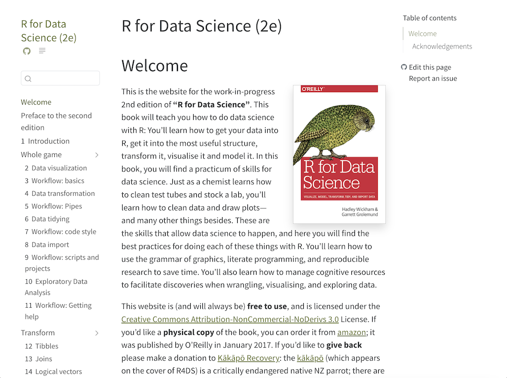 R for Data Science (2e) screenshot